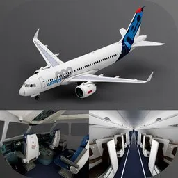 Realistic Detailed Airbus A320neo