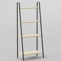4-tier ladder shelf