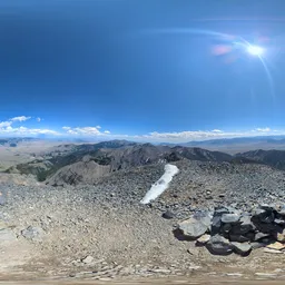 Bluesky Cloud Rock Ground Mountain 2