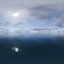 Blue Water Cloud Layer