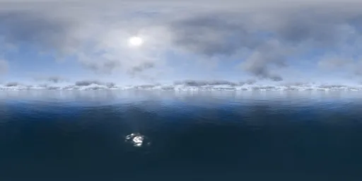 Blue Water Cloud Layer