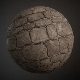 High-quality 4K PBR Stone Wall material with realistic texture for 3D rendering in Blender.