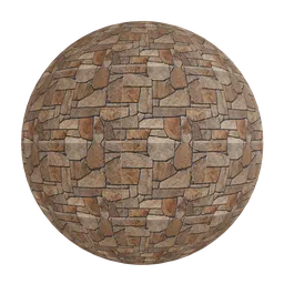 Stone look porcelain tile