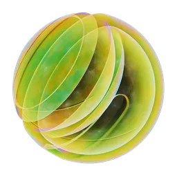 Dichroic Glass Green