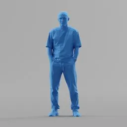 Lowpoly Male Standing
