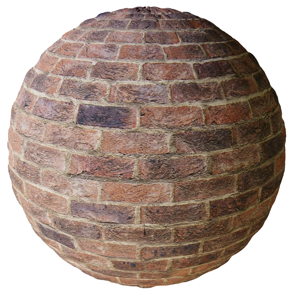 Red Brick Wall V1 | FREE bricks materials | BlenderKit