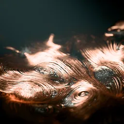 Abstract Copper Wire Flow