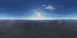 Sunny Aerial Mountain Day