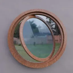 Minimalist Aesthetic Round Window