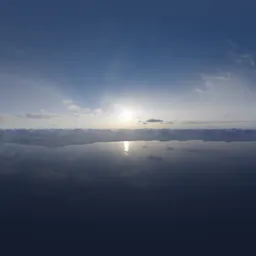 Aerial Landscape Sunset Sky