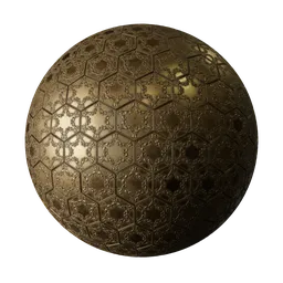 Metal ornament tiles