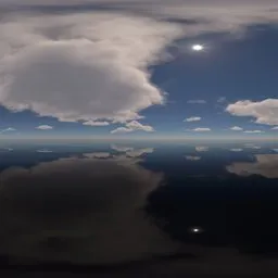 Sun, clouds, sea