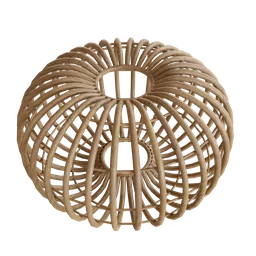 Detailed modern spherical 3D table model with intricate design and realistic textures, perfect for Blender rendering.