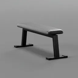 Flat weight bench
