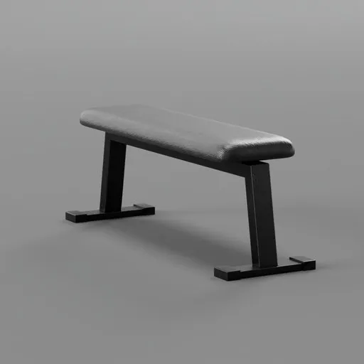 Flat weight bench