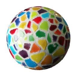 Colorful Tiles and Concrete