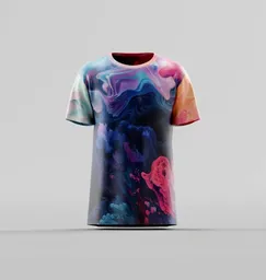 Cosmic Nebula Abstract T-Shirt