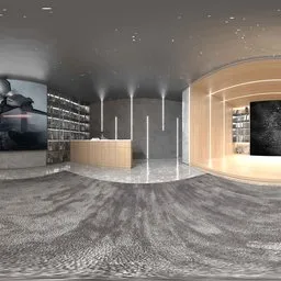 Gray Cold Light Activity Room