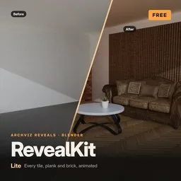 RevealKit Lite – Animated Archviz Reveals for Blender