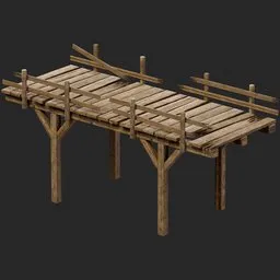Rustic Wooden Pier