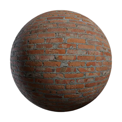 Red brick wall