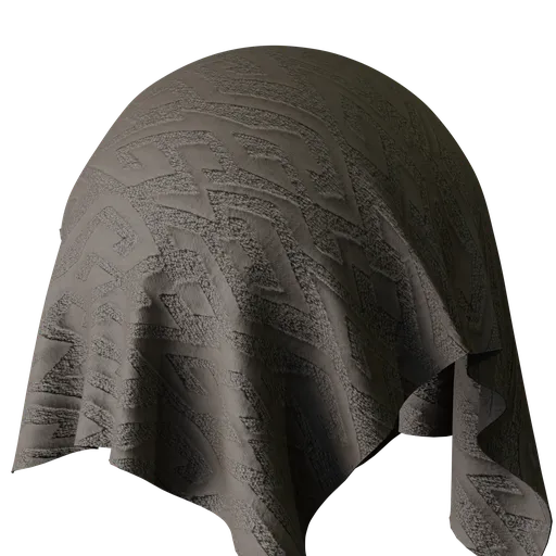 Graphical Brown Jacquard