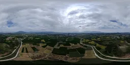 Cloudy, overcast, green areas HDR