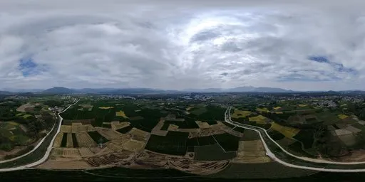 Cloudy, overcast, green areas HDR