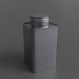 Square aluminium can