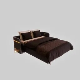Brown bed - Luxury Cinema Bed