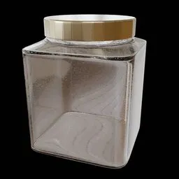 Glass jar