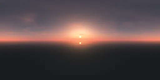 Orange Pink Sunset Sky