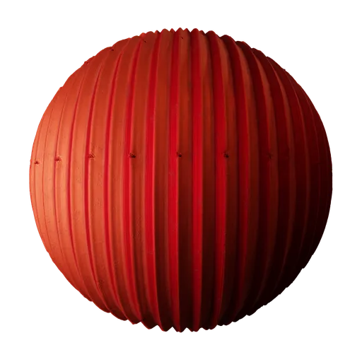 Metal Red Sheet Corrugated