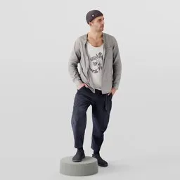 One foot here and the other there