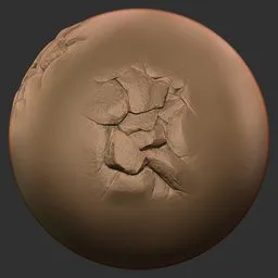 Gravel Brush Single Pebble