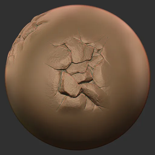 Gravel Brush Single Pebble