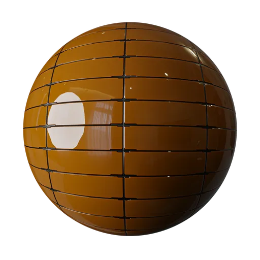Brown metal panel