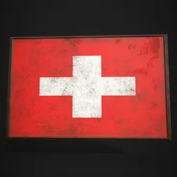 Switzerland Flag Picture Frame