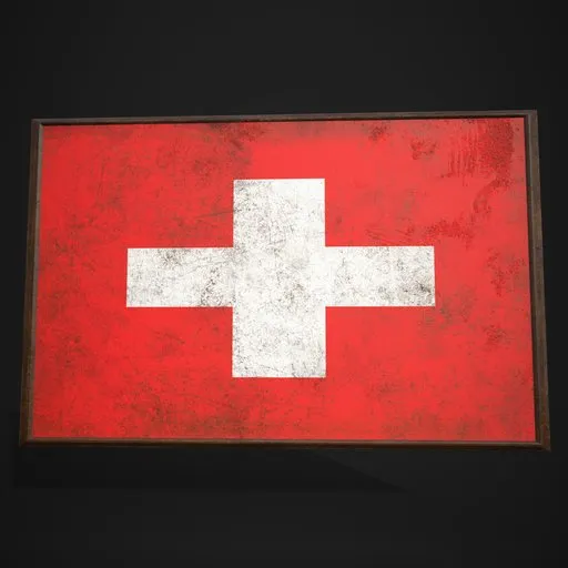Switzerland Flag Picture Frame