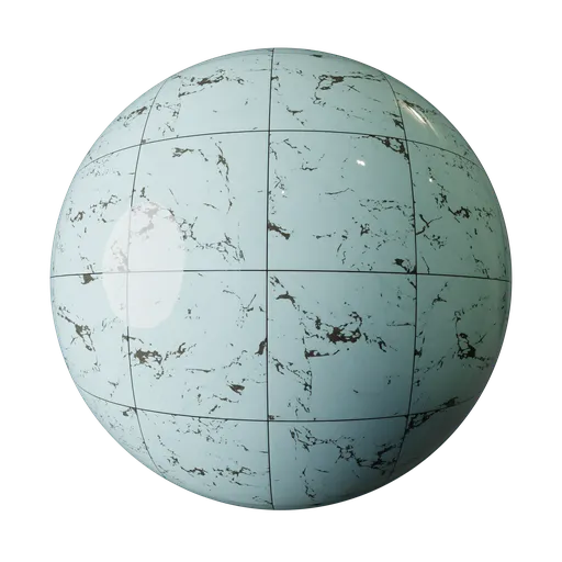 High-resolution seamless tile texture for PBR material in Blender 3D, suitable for various rendering apps.