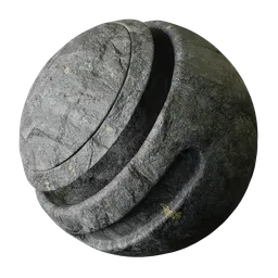 Cragged Basaltic Rock