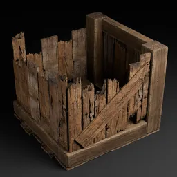 MK Wooden crate 019