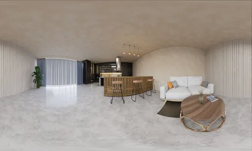 Modern Open-Plan Living & Kitchen
