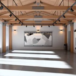 Cozy Wooden Ceiling Showroom