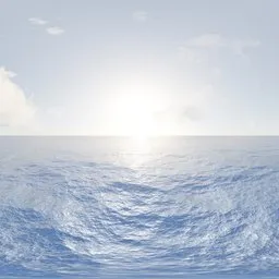 Calm Ocean Sunrise Sky