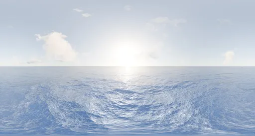 Calm Ocean Sunrise Sky