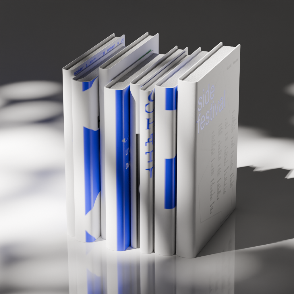 Assorted of Design Book Set | FREE Books models | BlenderKit