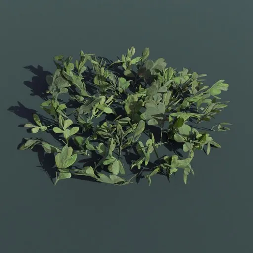 High-detail 3D model of a large, leafy green plant, suitable for Blender 3D, archviz, and game scenes.