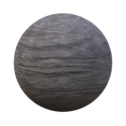 High-resolution PBR texture of old, rough ash wood, suitable for realistic 3D modeling and rendering in Blender and other software.