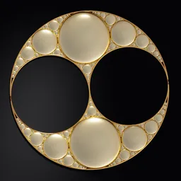 Abstract Golden Geometric Frame